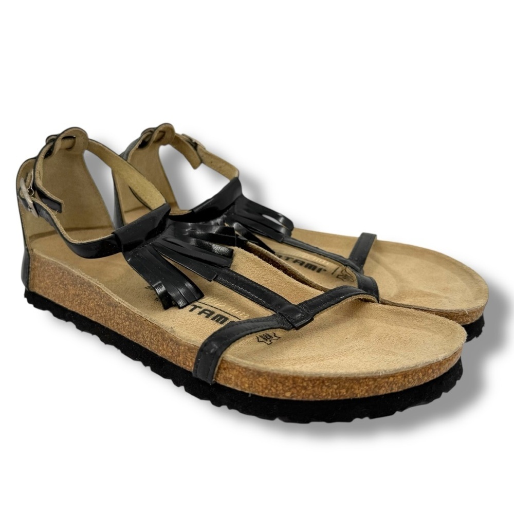 3.1 Phillip Lim Tatami Birkenstock T-Strap Helen Fringe Ankle Strap Sandals 38